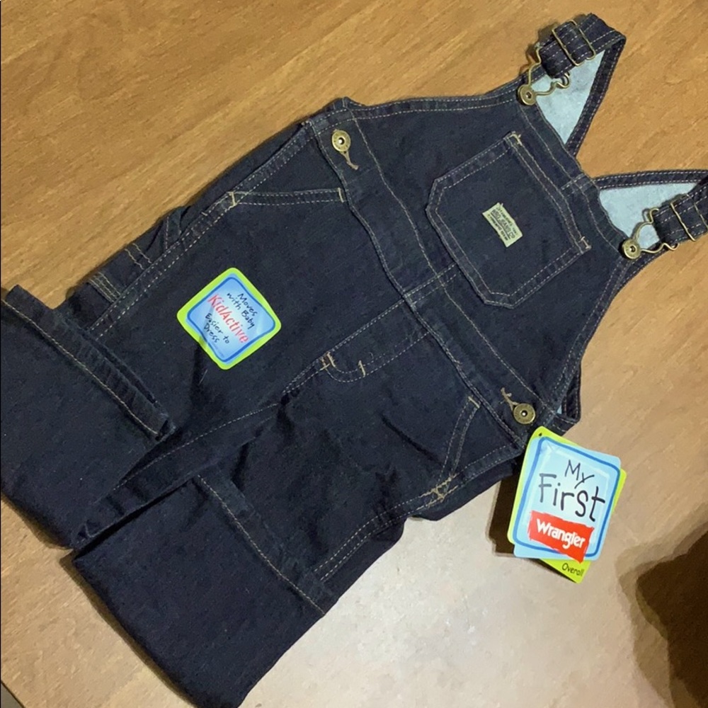 Wrangler toddler size 12 mo jean overalls